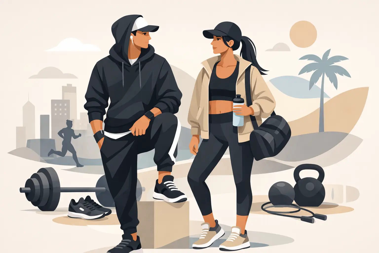 Streetwear für Fitness Lifestyle tragen