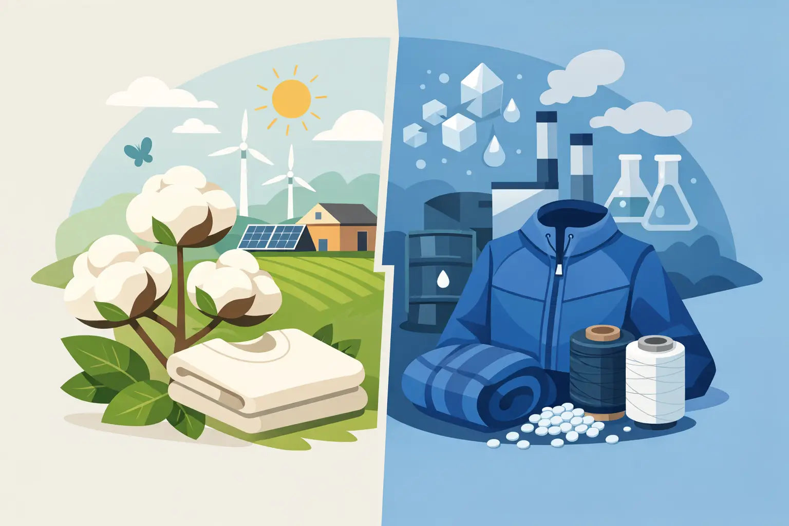 Bio Baumwolle oder Polyester - was passt?