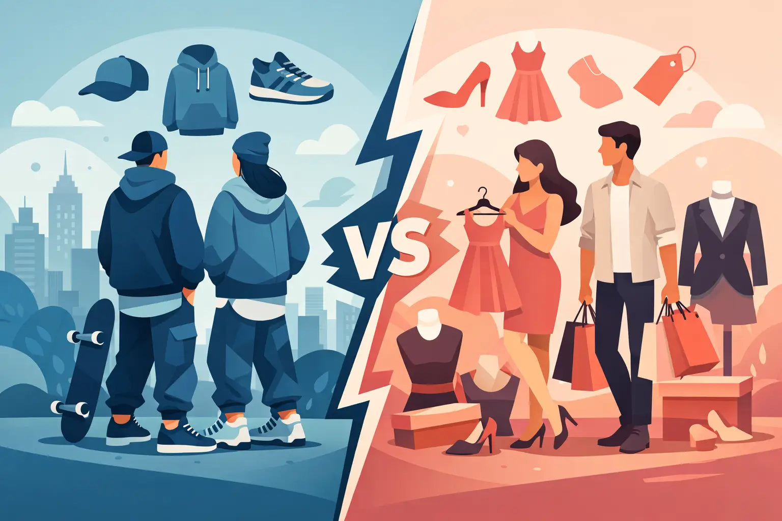Unisex Streetwear vs Fast Fashion erklärt
