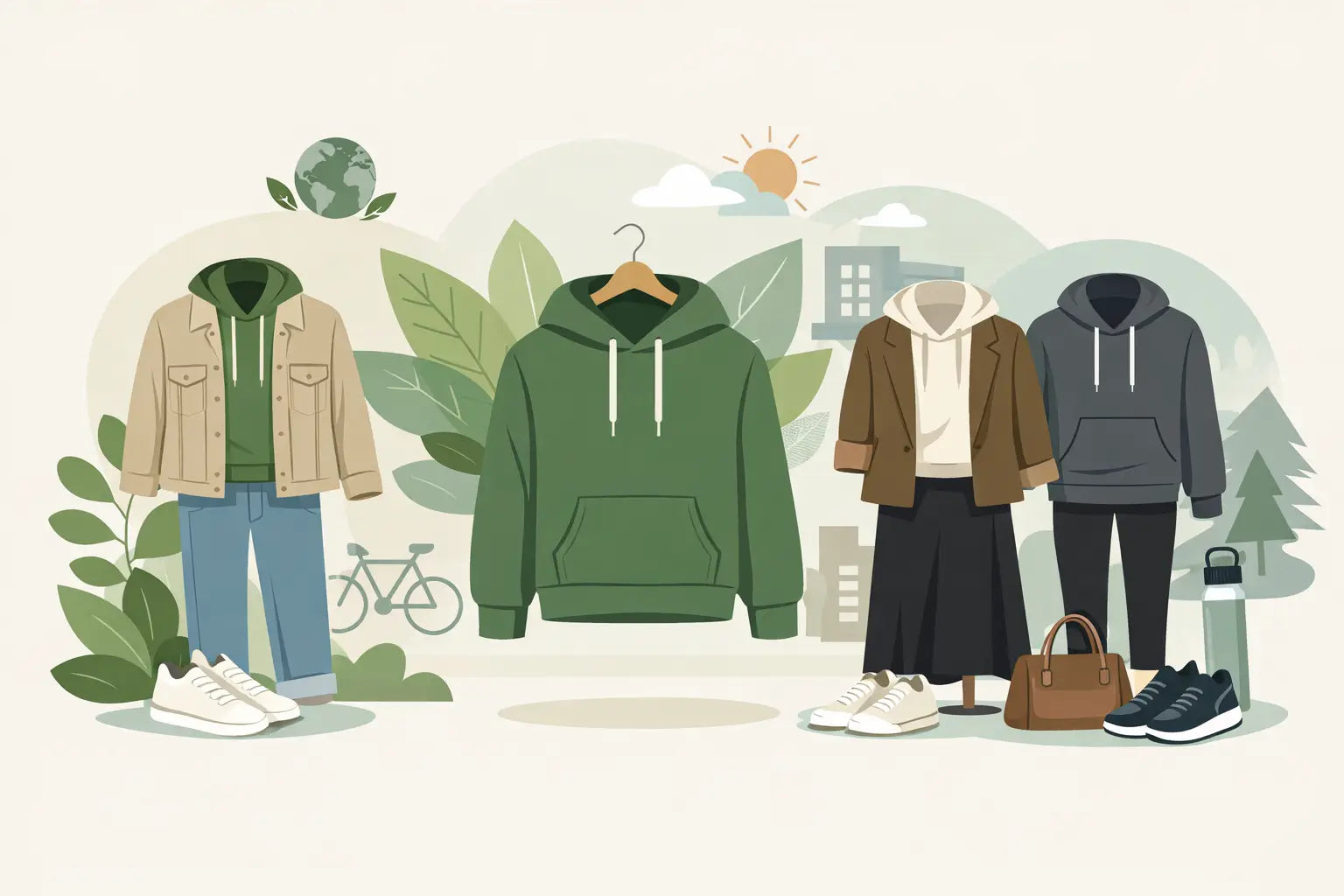 Nachhaltige Hoodies richtig kombinieren