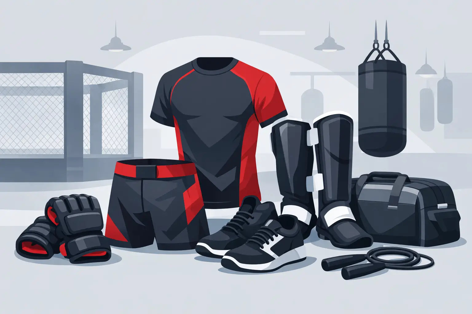 MMA Kleidung, die im Training liefert