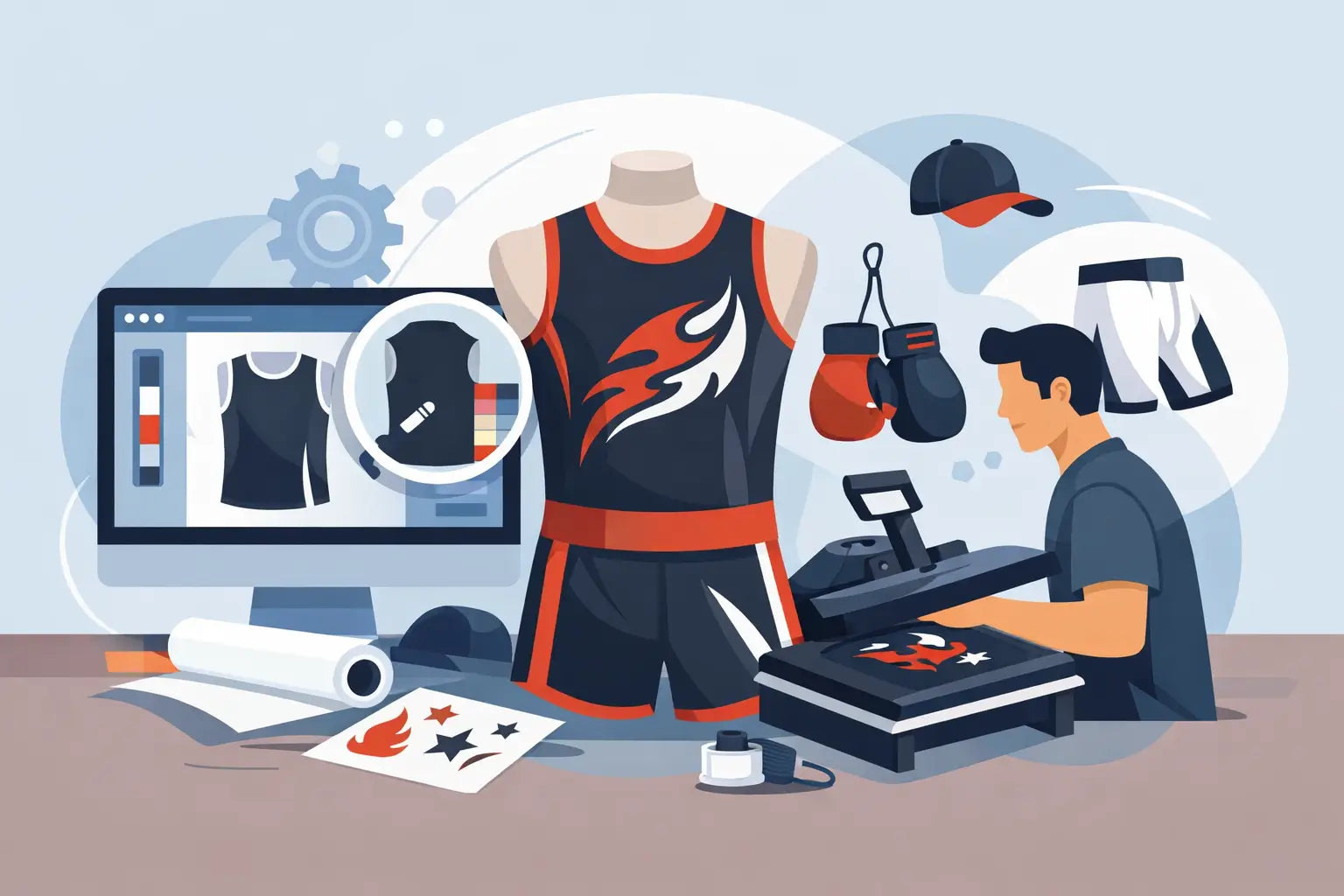 Wie funktioniert Fightwear-Personalisierung?