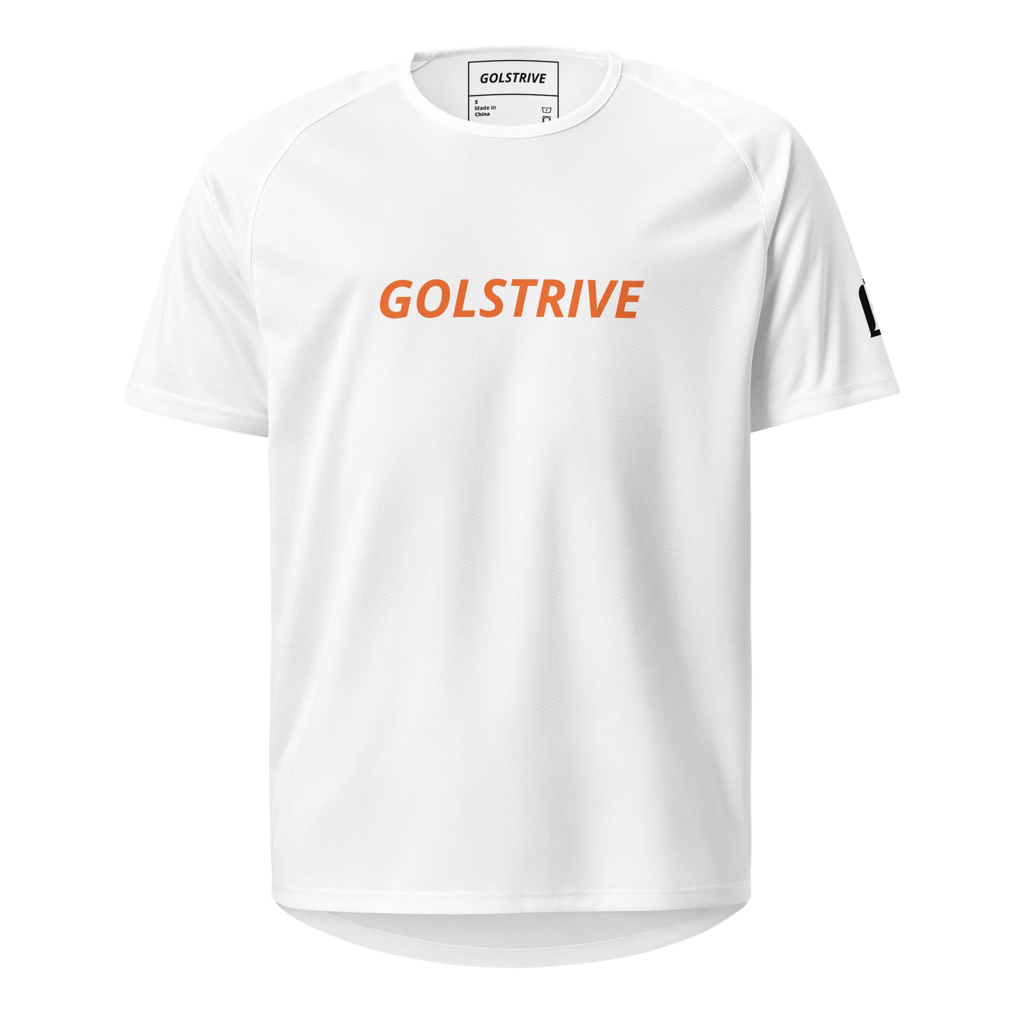 Unisex Sports T-Shirt - Running Club (Orange Gradient)